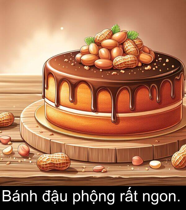 rất: Bánh đậu phộng rất ngon.