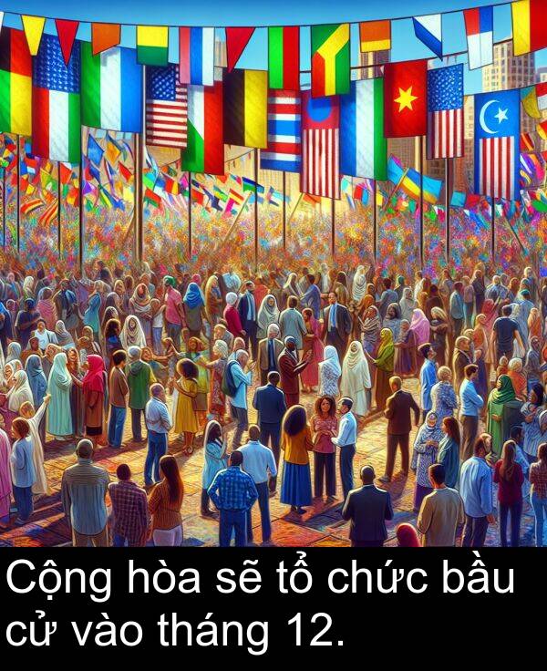 tháng: Cộng hòa sẽ tổ chức bầu cử vào tháng 12.