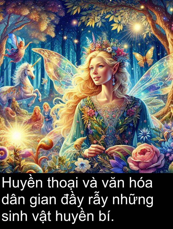 huyền: Huyền thoại và văn hóa dân gian đầy rẫy những sinh vật huyền bí.