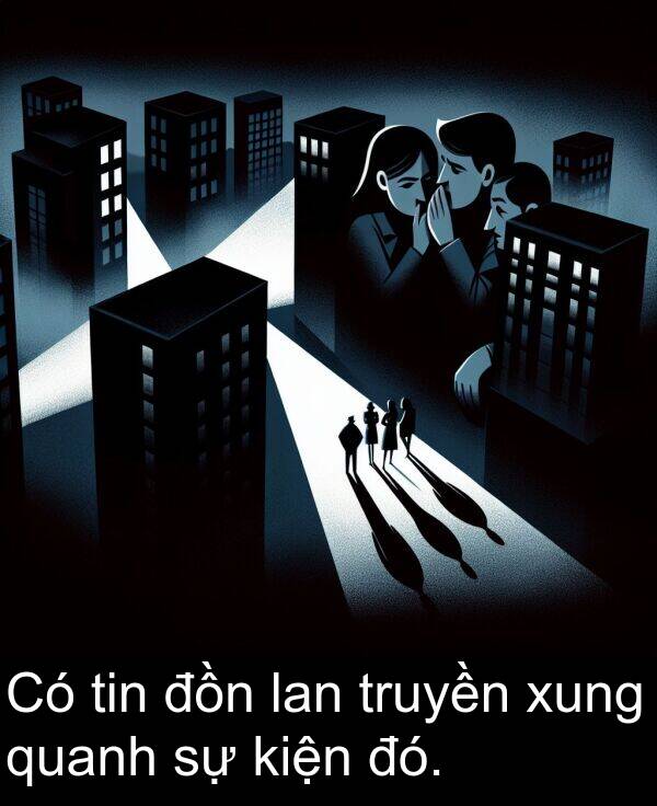 đó: Có tin đồn lan truyền xung quanh sự kiện đó.