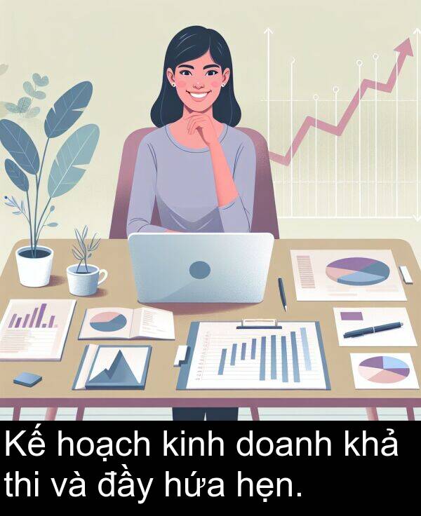 đầy: Kế hoạch kinh doanh khả thi và đầy hứa hẹn.