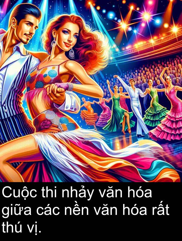 nền: Cuộc thi nhảy văn hóa giữa các nền văn hóa rất thú vị.