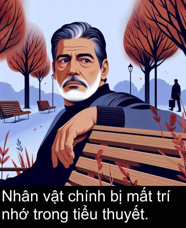 chính: Nhân vật chính bị mất trí nhớ trong tiểu thuyết.