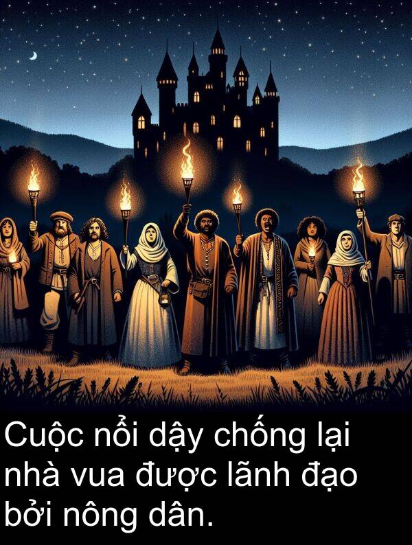 đạo: Cuộc nổi dậy chống lại nhà vua được lãnh đạo bởi nông dân.