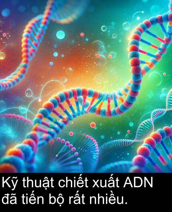tiến: Kỹ thuật chiết xuất ADN đã tiến bộ rất nhiều.