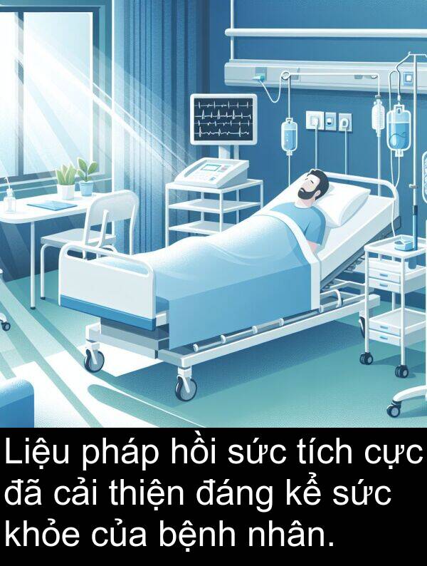 cực: Liệu pháp hồi sức tích cực đã cải thiện đáng kể sức khỏe của bệnh nhân.
