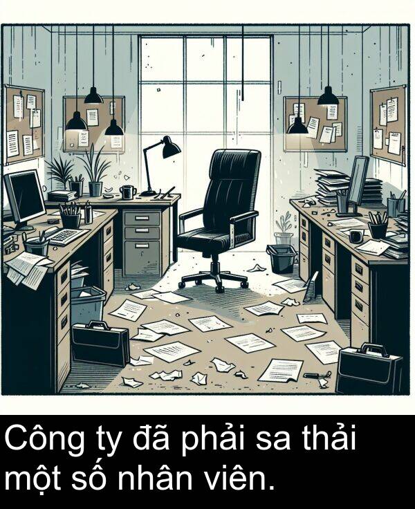 viên: Công ty đã phải sa thải một số nhân viên.
