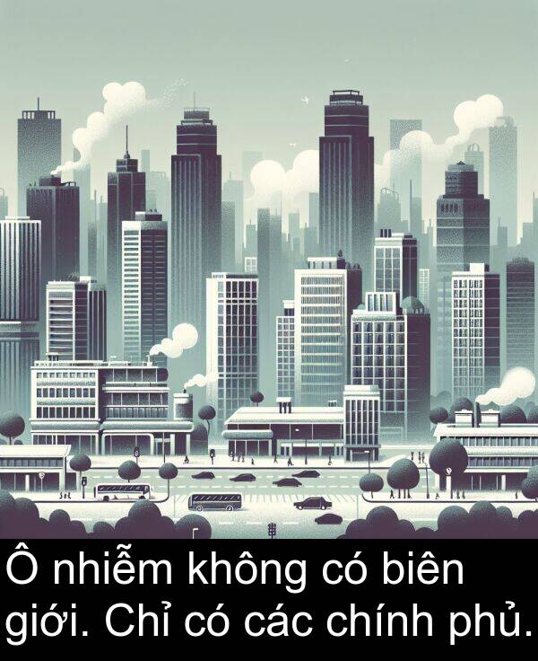 chính: Ô nhiễm không có biên giới. Chỉ có các chính phủ.