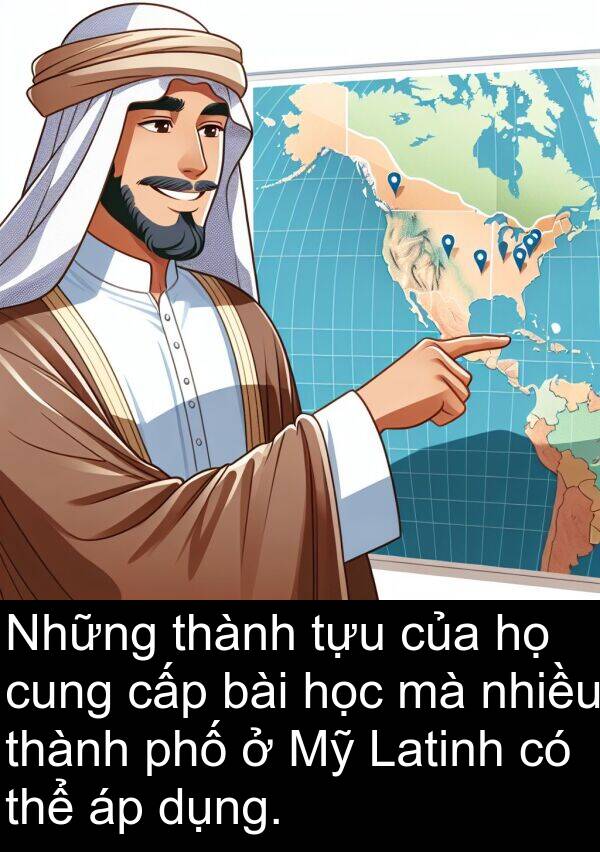 cấp: Những thành tựu của họ cung cấp bài học mà nhiều thành phố ở Mỹ Latinh có thể áp dụng.