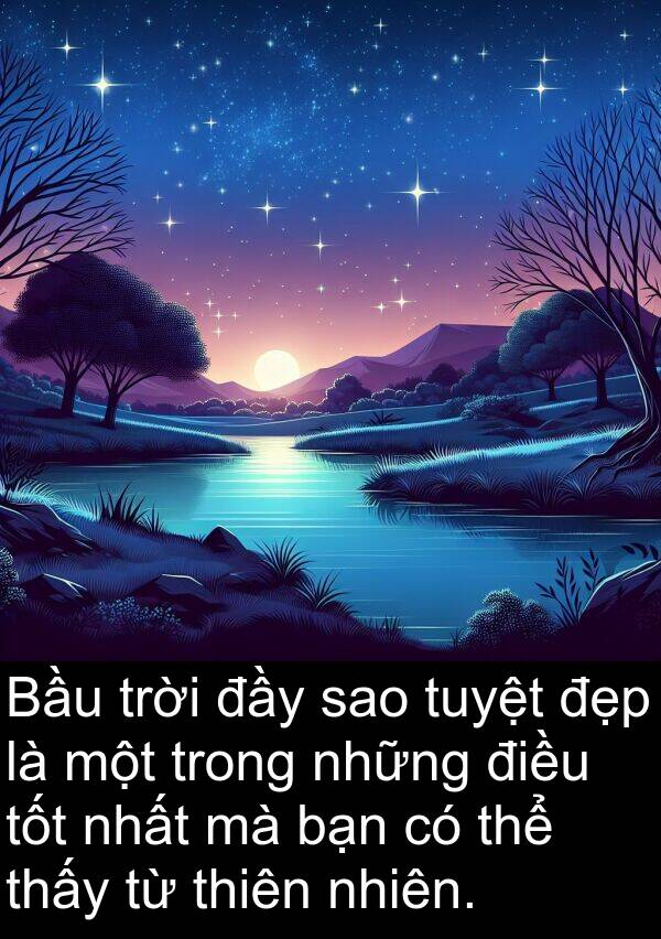 sao: Bầu trời đầy sao tuyệt đẹp là một trong những điều tốt nhất mà bạn có thể thấy từ thiên nhiên.