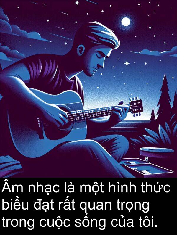 đạt: Âm nhạc là một hình thức biểu đạt rất quan trọng trong cuộc sống của tôi.