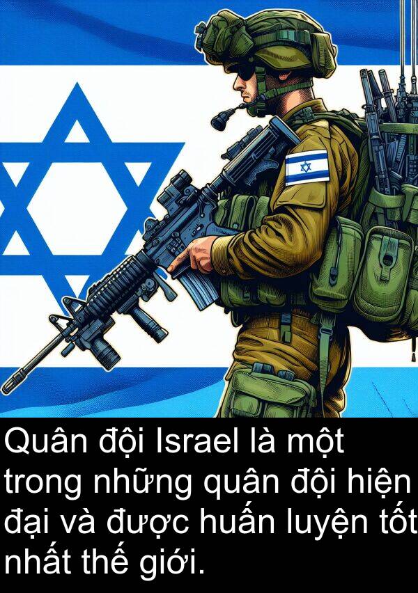 huấn: Quân đội Israel là một trong những quân đội hiện đại và được huấn luyện tốt nhất thế giới.