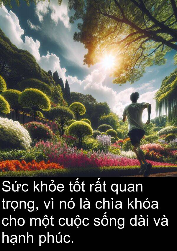 hạnh: Sức khỏe tốt rất quan trọng, vì nó là chìa khóa cho một cuộc sống dài và hạnh phúc.