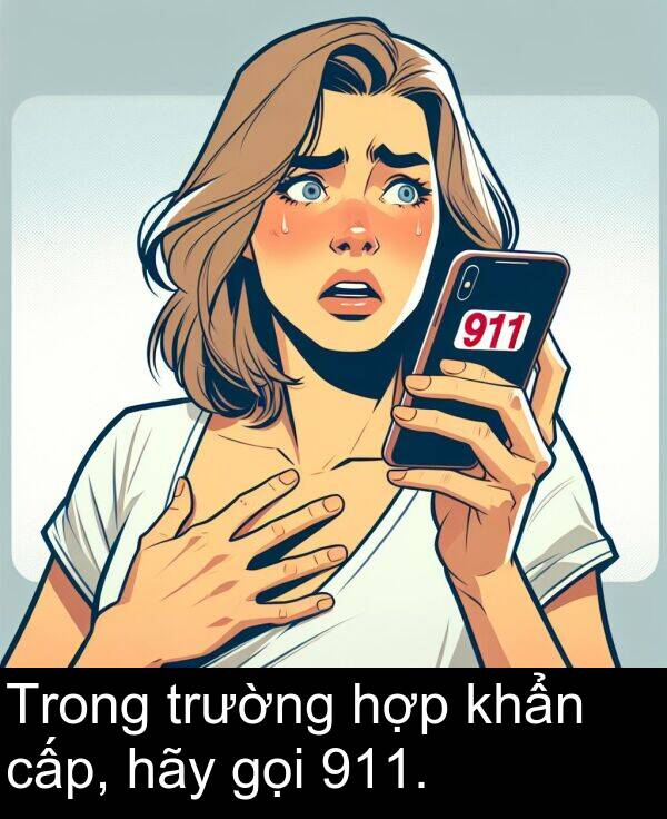 cấp: Trong trường hợp khẩn cấp, hãy gọi 911.