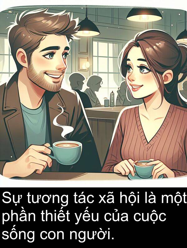 hội: Sự tương tác xã hội là một phần thiết yếu của cuộc sống con người.