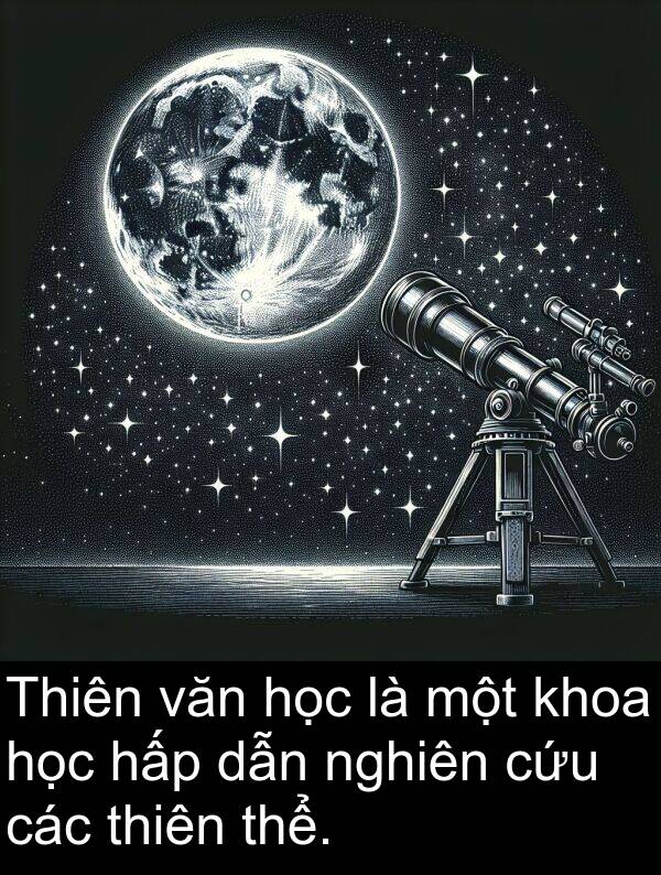 cứu: Thiên văn học là một khoa học hấp dẫn nghiên cứu các thiên thể.