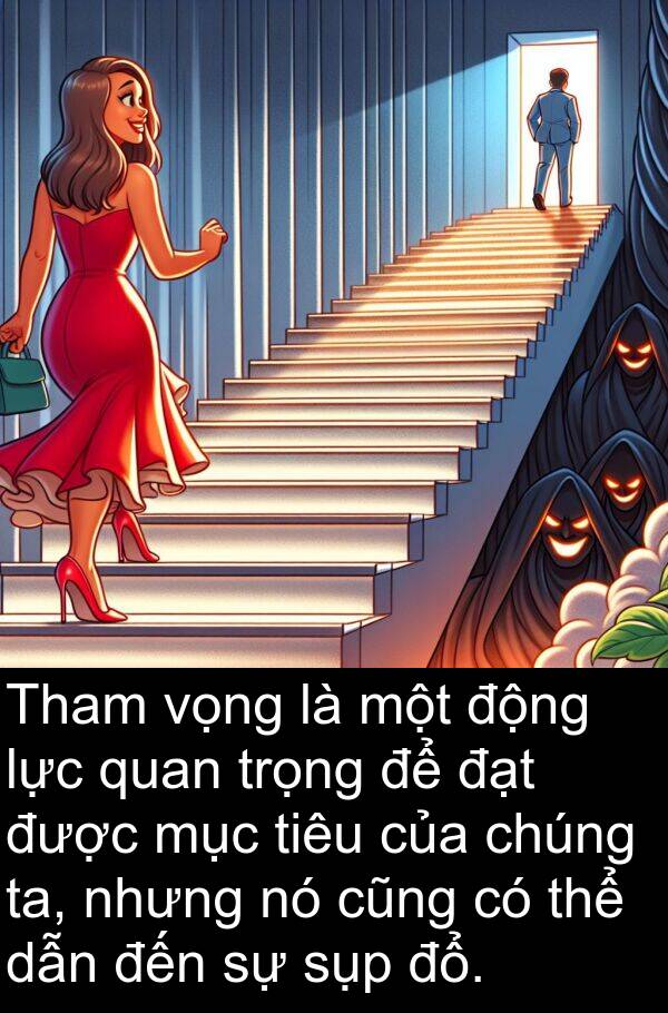 đổ: Tham vọng là một động lực quan trọng để đạt được mục tiêu của chúng ta, nhưng nó cũng có thể dẫn đến sự sụp đổ.