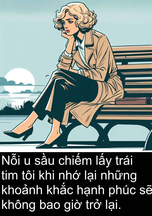 hạnh: Nỗi u sầu chiếm lấy trái tim tôi khi nhớ lại những khoảnh khắc hạnh phúc sẽ không bao giờ trở lại.