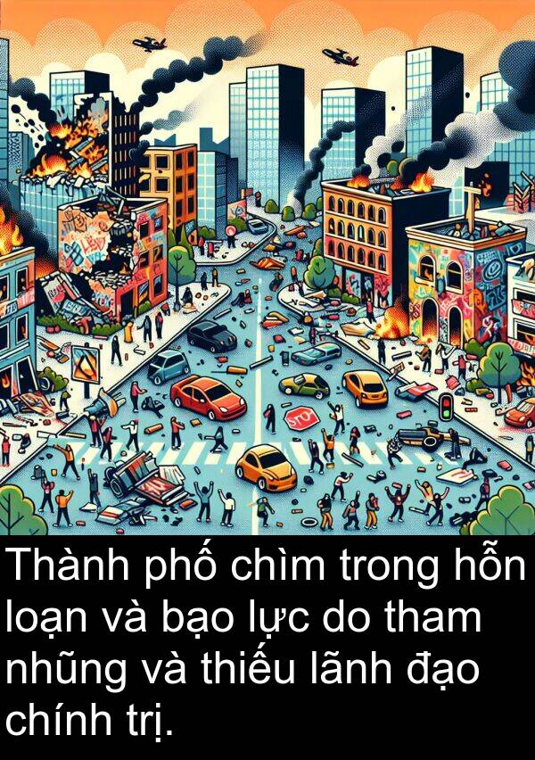 đạo: Thành phố chìm trong hỗn loạn và bạo lực do tham nhũng và thiếu lãnh đạo chính trị.