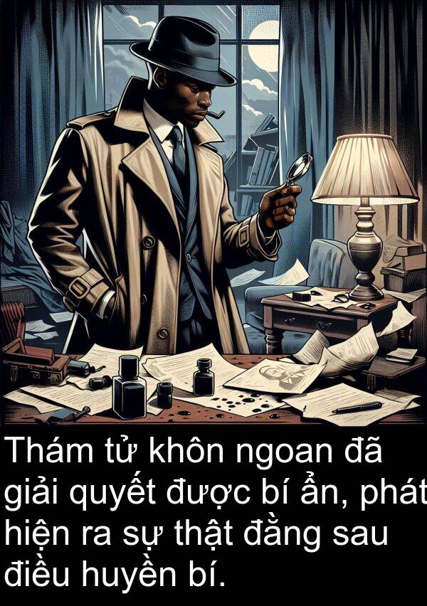 đằng: Thám tử khôn ngoan đã giải quyết được bí ẩn, phát hiện ra sự thật đằng sau điều huyền bí.