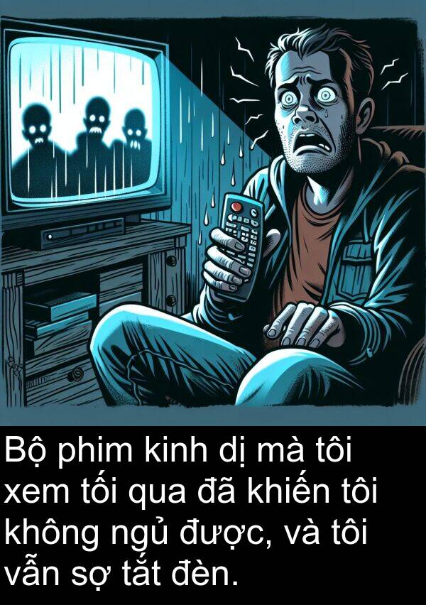 phim: Bộ phim kinh dị mà tôi xem tối qua đã khiến tôi không ngủ được, và tôi vẫn sợ tắt đèn.