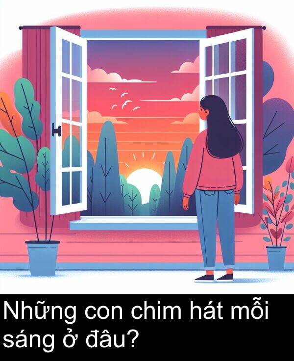 đâu: Những con chim hát mỗi sáng ở đâu?