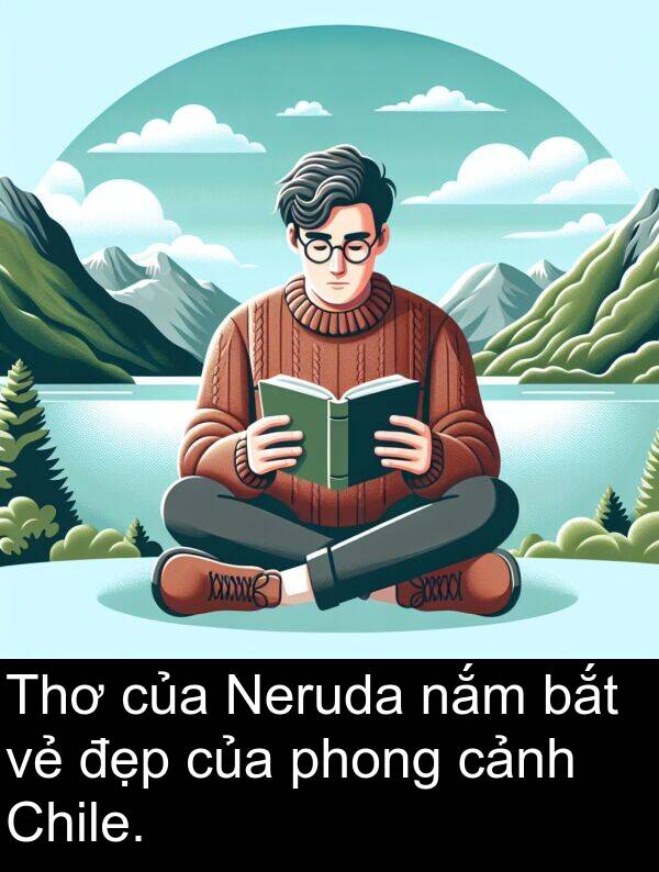 đẹp: Thơ của Neruda nắm bắt vẻ đẹp của phong cảnh Chile.
