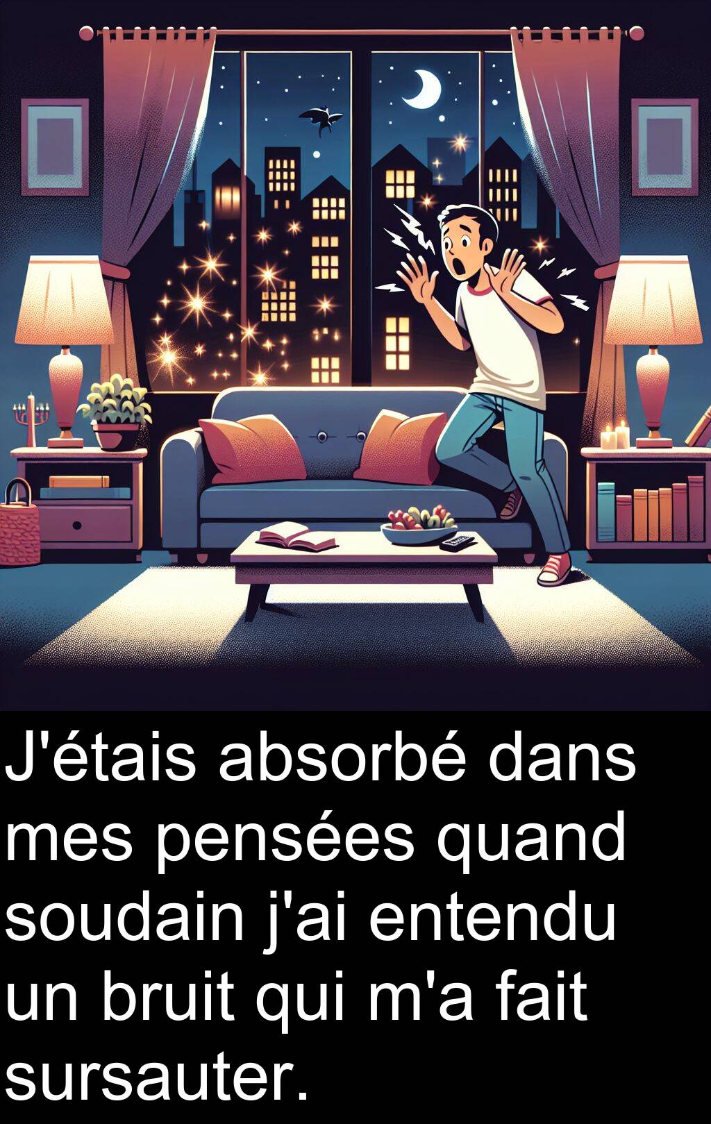 Phrases avec «soudain»