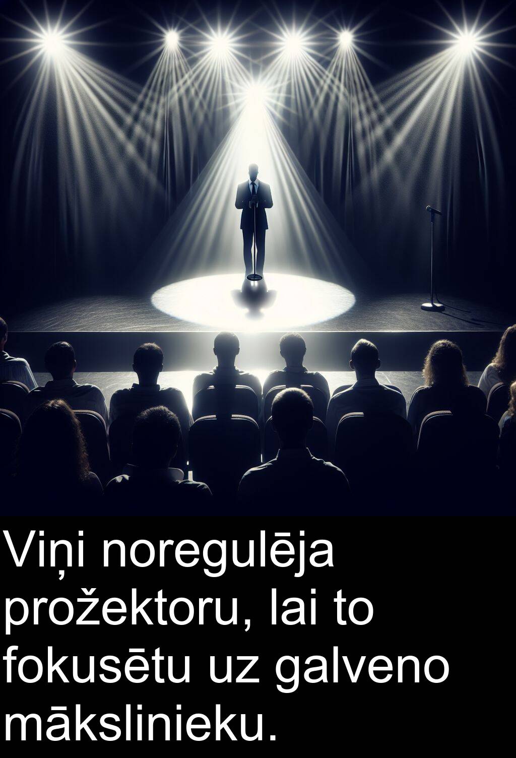 fokusētu