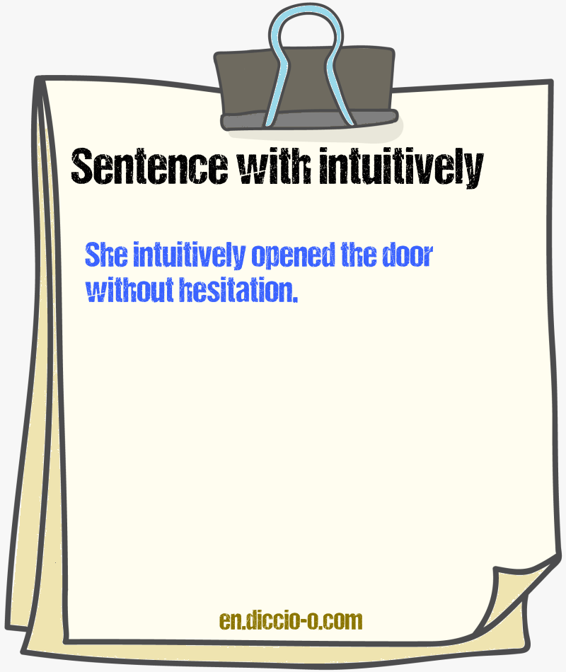 5 sentences with “intuitively” — examples